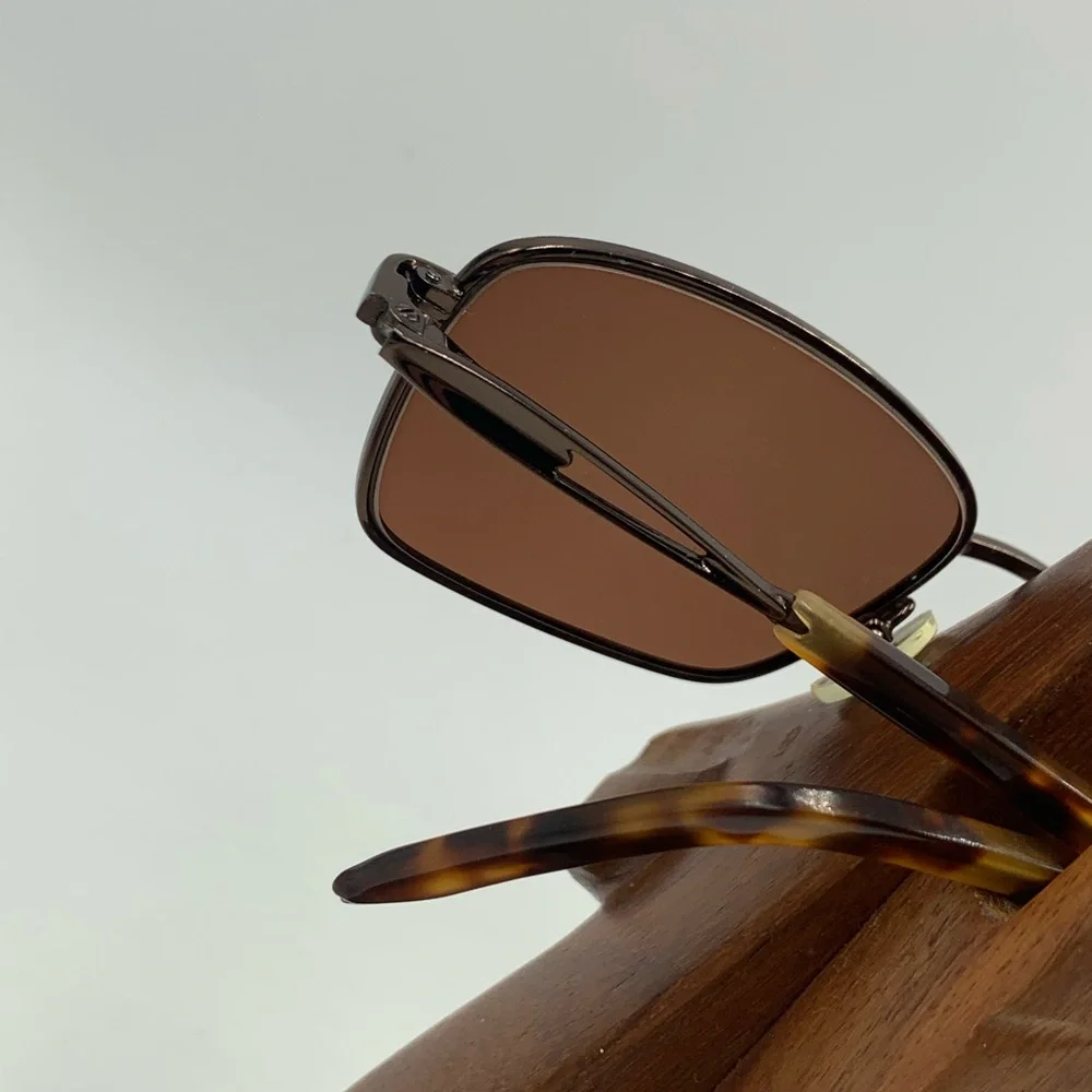D’AMATO DW5141 Bronze Oval Sunglasses Frames